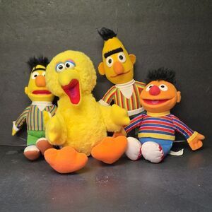 Sesame Street Bert & Ernie and Big Bird Plush Sesame Place